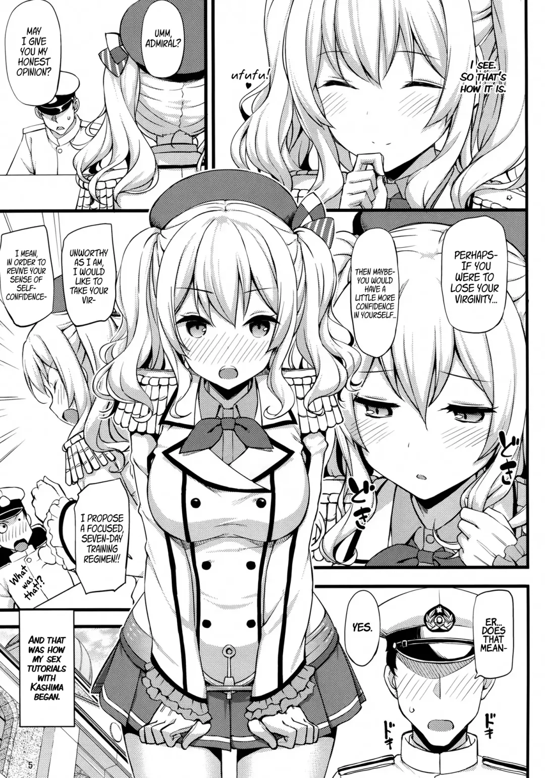 [Takayaki] Kashima no Tokusei Tehodoki Isshuukan | Kashima's One Week Basic Training Fhentai - Page 4