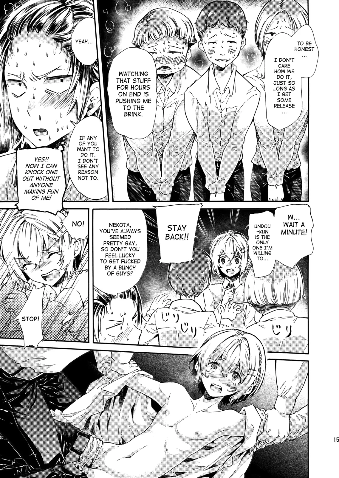 [Matashita Kintama] Misshitsu Kankin AV Tarenagashi | Secret Room Confinement AV Effluence Fhentai - Page 14