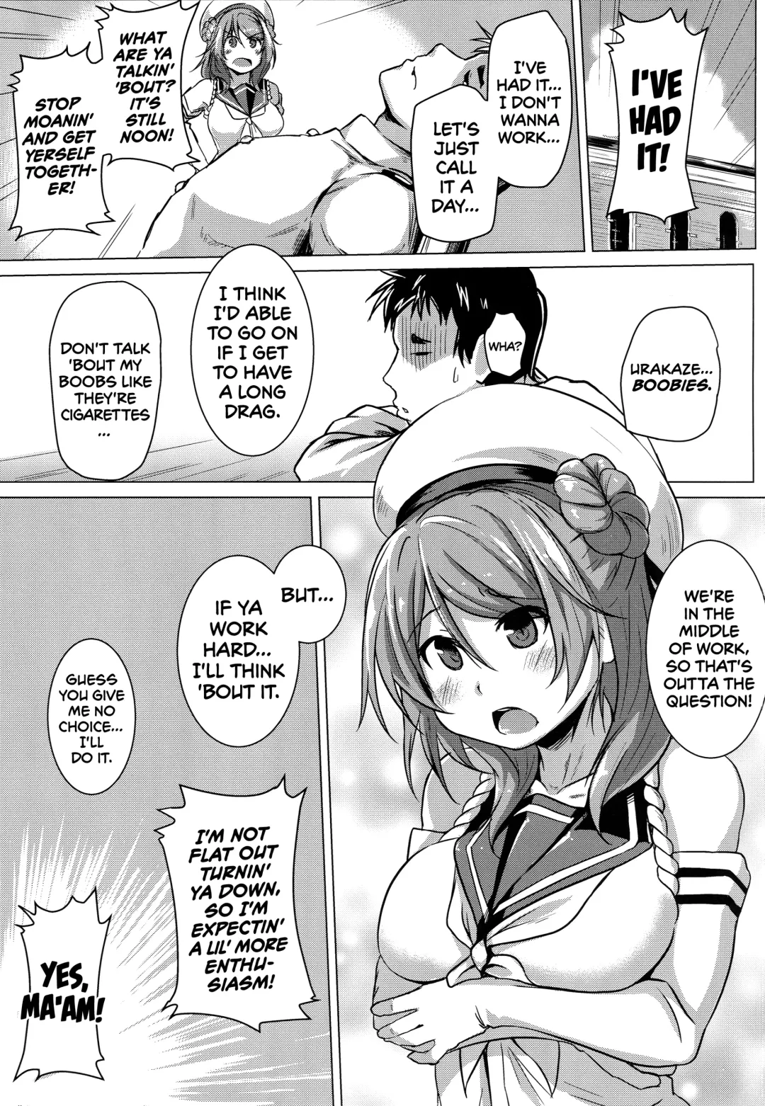 [Kuronyan] Urakaze no Gohoubi | Urakaze's Reward Fhentai - Page 2