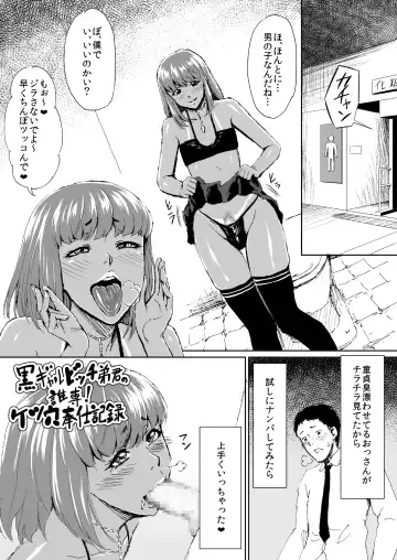 Read Kuro Gal Bitch Otouto-kun no Daresen! Ketsuana Houshi Kiroku - Fhentai