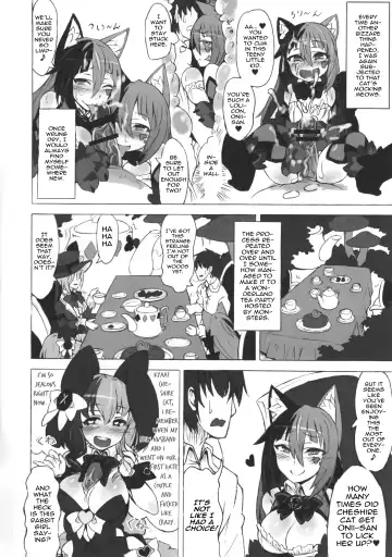 [Kenkou Cross] Mamono Musume Zukan Higai Houkoku ~Cheshire Neko no Oidemase Fushigi no Kuni~ | Monstergirl Encyclopedia Damage Report ~Cheshire's Welcome to Wonderland~ Fhentai - Page 14