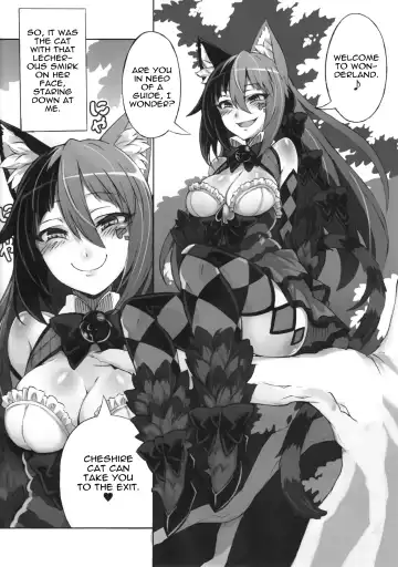 [Kenkou Cross] Mamono Musume Zukan Higai Houkoku ~Cheshire Neko no Oidemase Fushigi no Kuni~ | Monstergirl Encyclopedia Damage Report ~Cheshire's Welcome to Wonderland~ Fhentai - Page 4