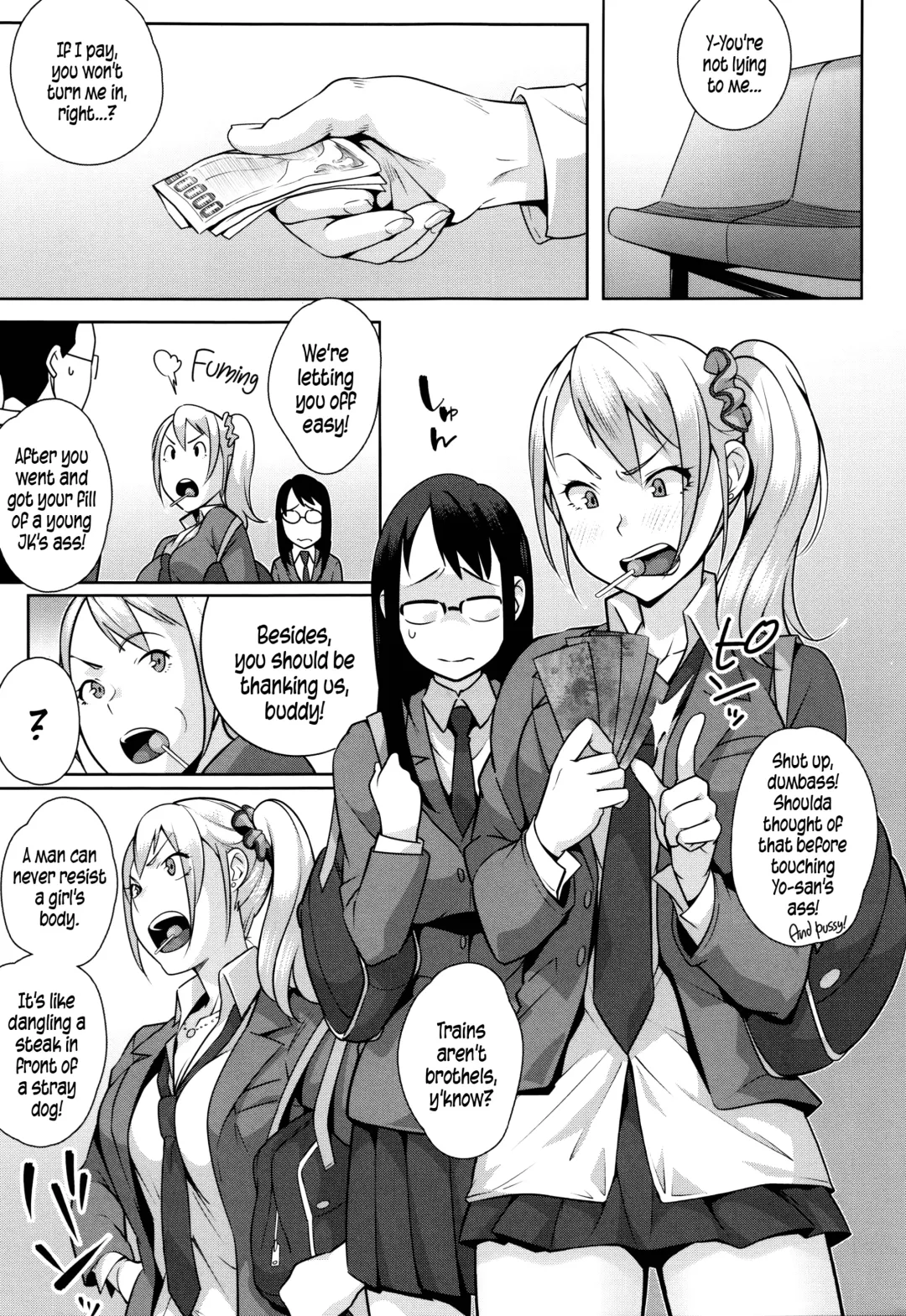 [Momoyama - Ojo] Hatsujou! Namaiki JK | Horny! Cheeky JK Fhentai - Page 10