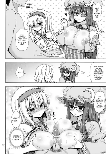[Mokumokuren] Alice to Patchouli no Yoasobi Time!! | Alice and Patchouli's Night Play Time!! Fhentai - Page 11