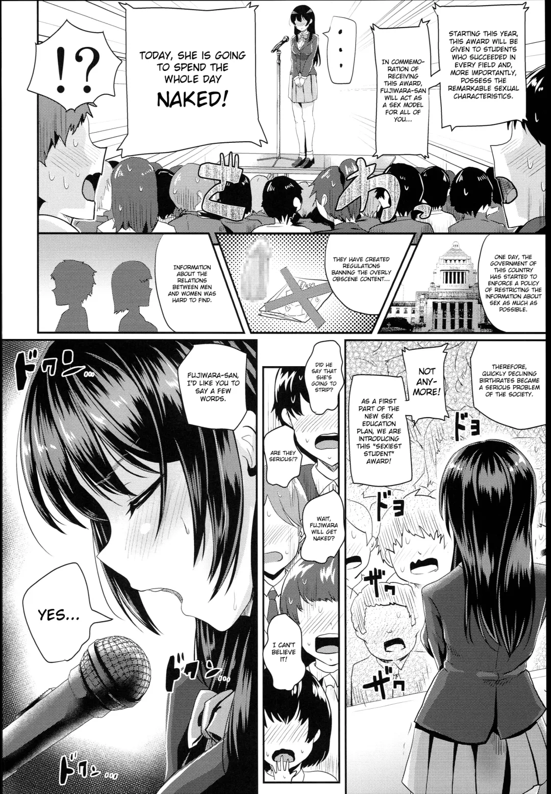 [Guglielmo] Sei no Mohan! ~Zenra Choukai Hen~ | Sex Model! ~Nude Morning Assembly Chapter~ Fhentai - Page 6