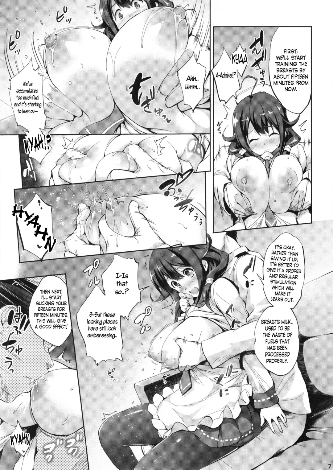 [Shinozuka George] Taigei Ikunyu Nisshi | Taigei's Breasts Care Diary Fhentai - Page 7