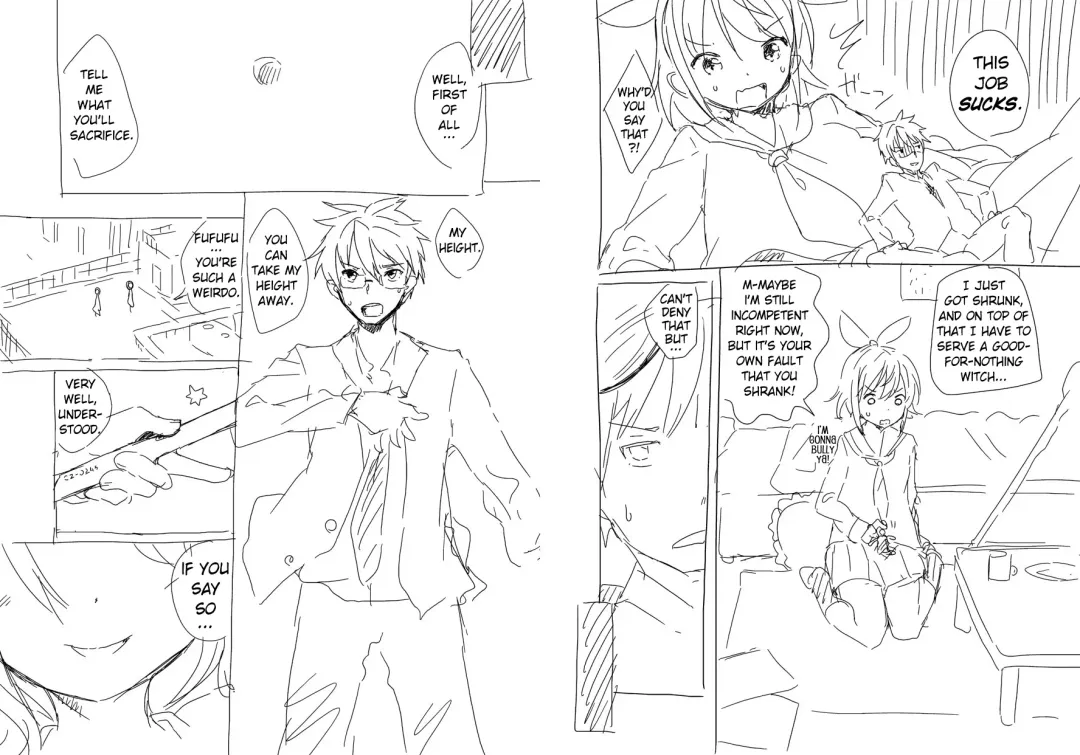 [Fuyuno Mikan] Shuushoku saki ha rakudai majo no tsukaima | Familiar of useless witch Fhentai - Page 2