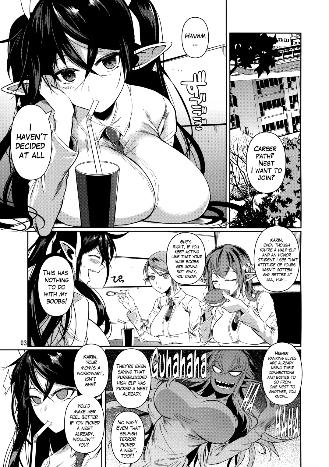 [Fuetakishi] High Elf × High School TWINTAIL Fhentai - Page 4