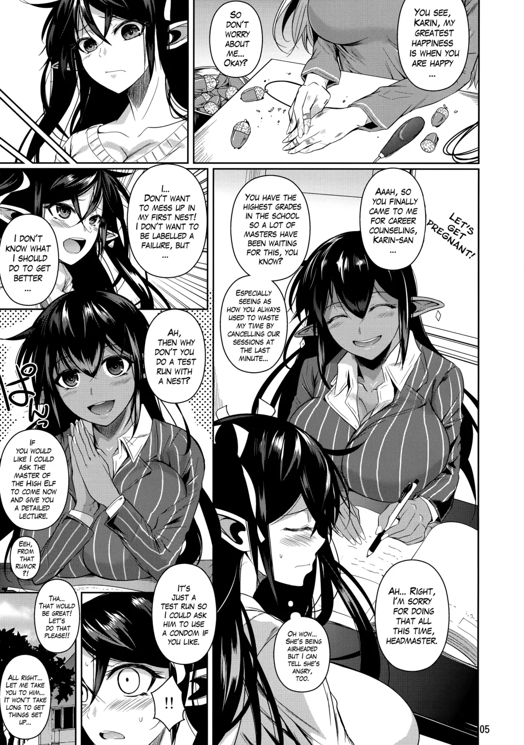 [Fuetakishi] High Elf × High School TWINTAIL Fhentai - Page 6