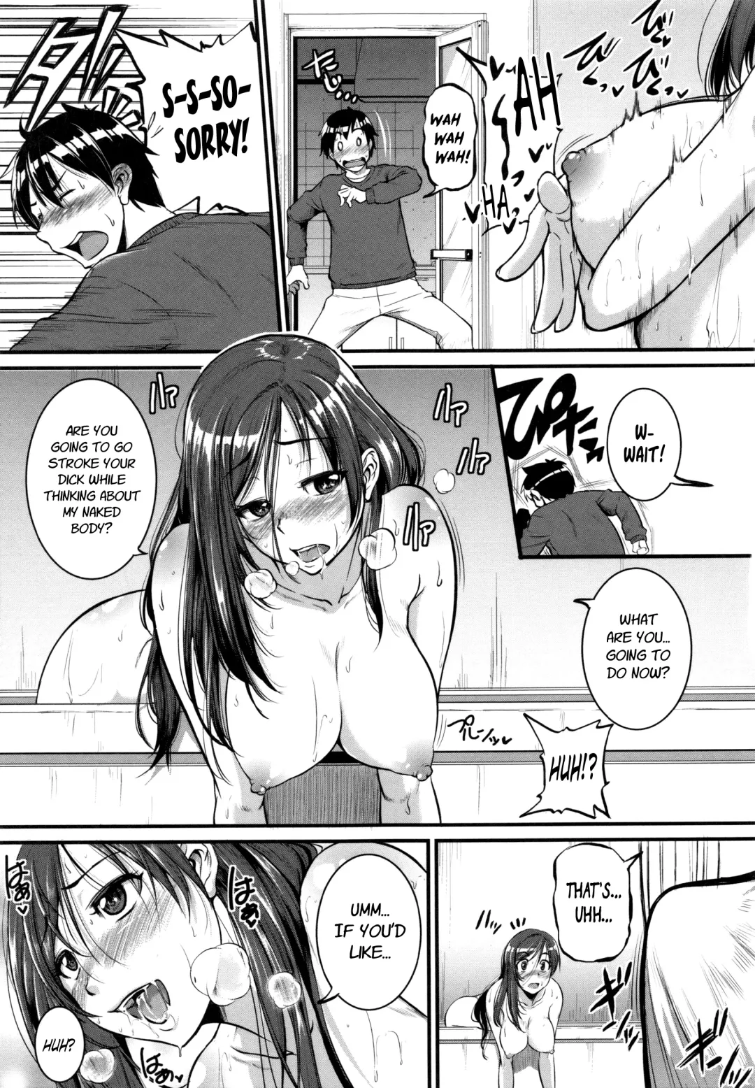 [Tonnosuke] Aibenki Tonari no Dosukebe Onee-san | The Lady Next Door Ch. 1 Fhentai - Page 5