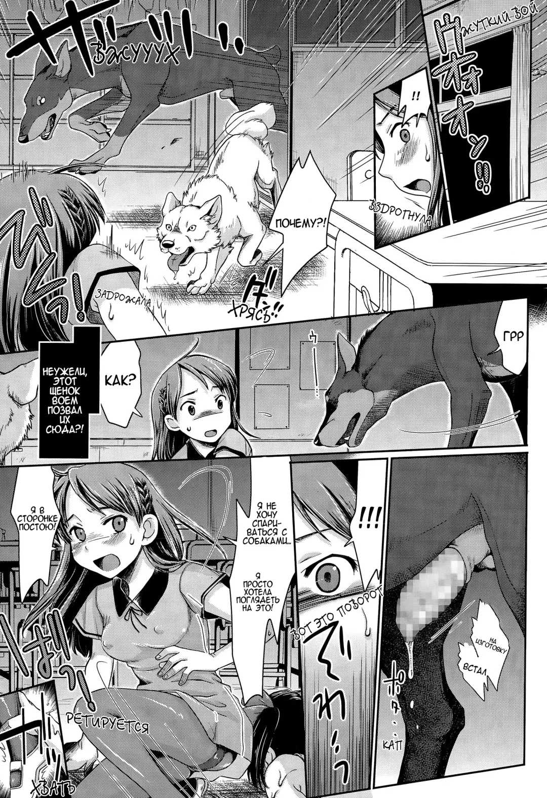 [Souko Souji] Ureshi Hazukashi Doubutsu Aigo - Hajimete no Inukan | ЗАЩИТИ ЖИВОТНЫХ ВЕСЕЛО И ПРИЯТНО - ПЕРВЫЙ РАЗ С СОБАКОЙ Fhentai - Page 11