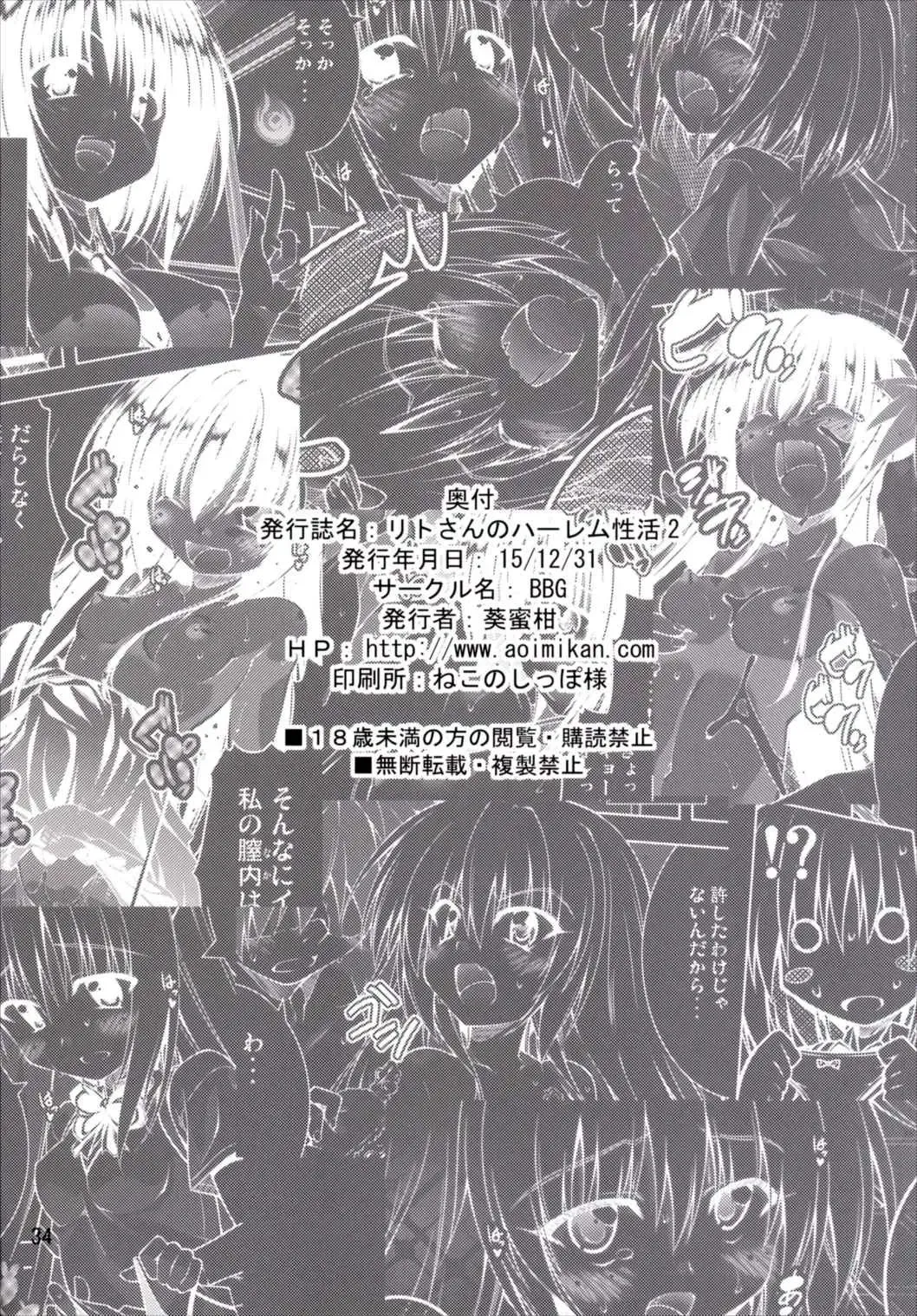 [Aoi Mikan] Rito-san no Harem Seikatsu 2 Fhentai - Page 33