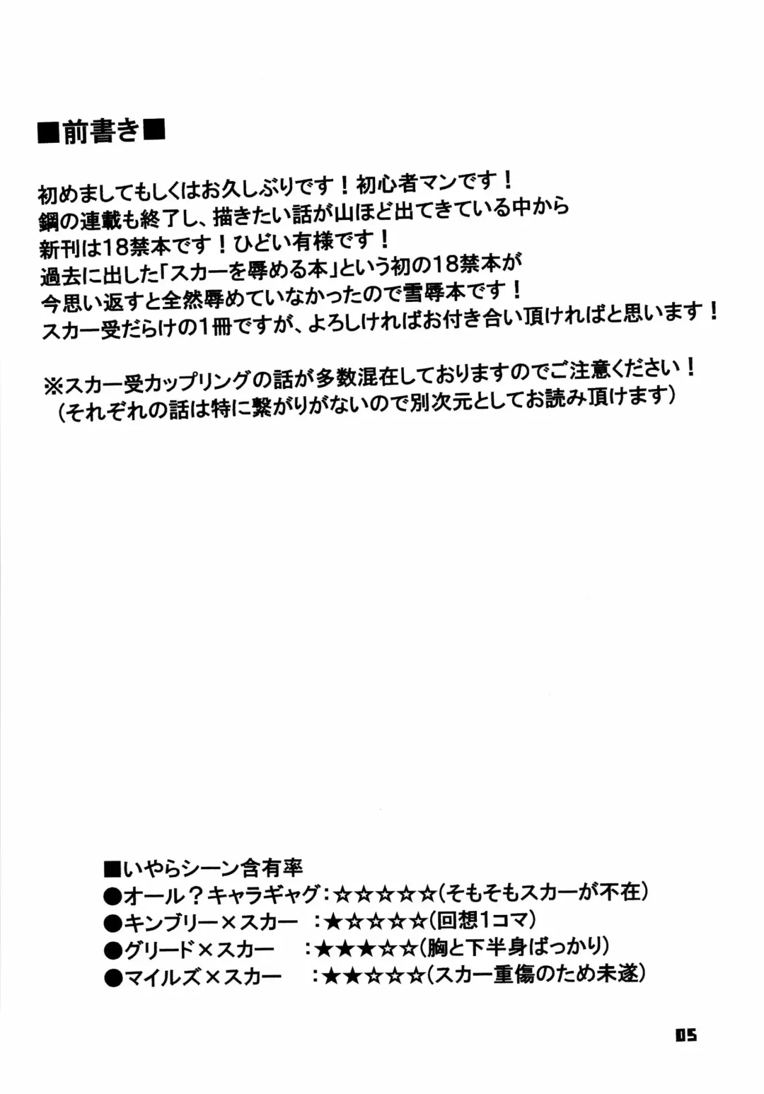 [Shoshinsha Man] Scar o Hazukashime Naosu Hon Fhentai - Page 5