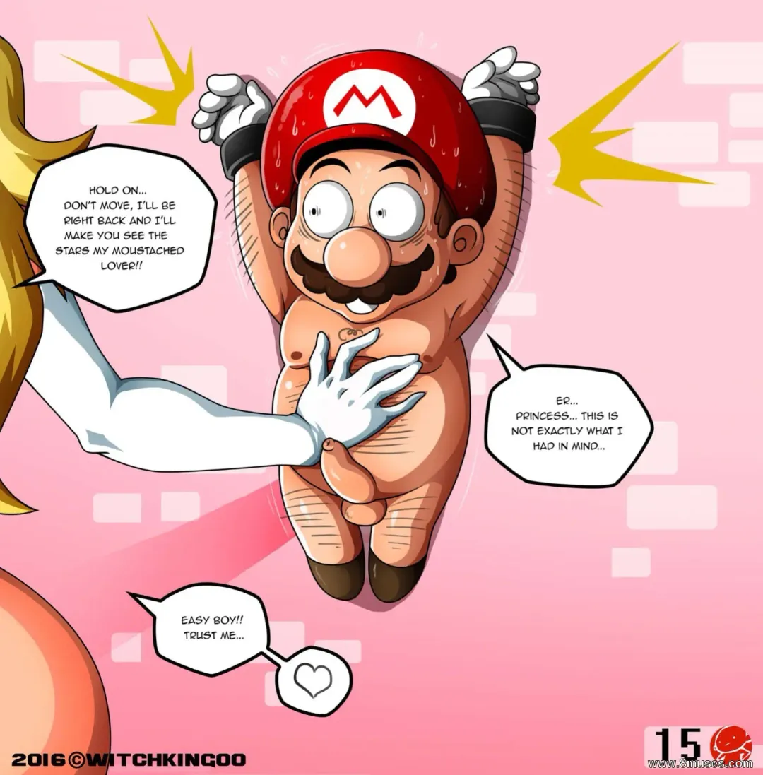 [Witchking00] Princess Peach in: Thanks Mario! Fhentai - Page 16