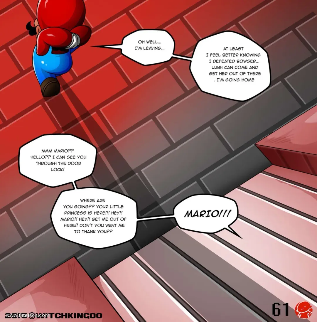 [Witchking00] Princess Peach in: Thanks Mario! Fhentai - Page 62