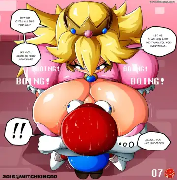 [Witchking00] Princess Peach in: Thanks Mario! Fhentai - Page 8