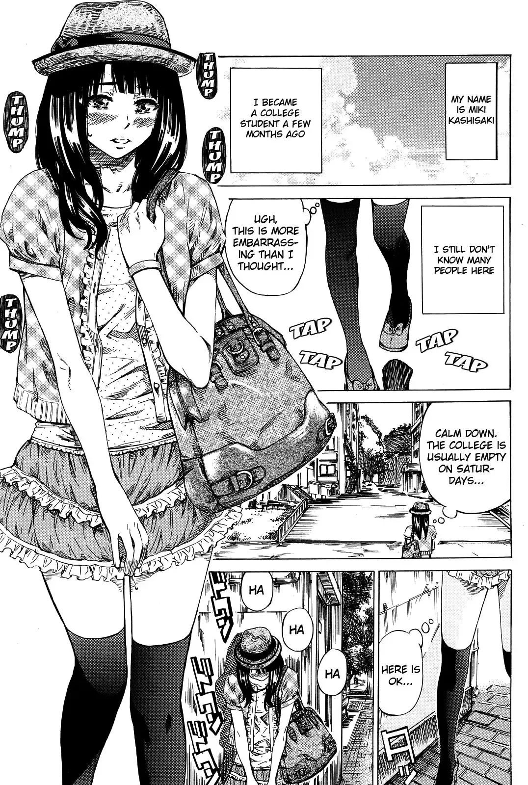 [Maruta] Exhibitionist College Girl Fhentai - Page 1