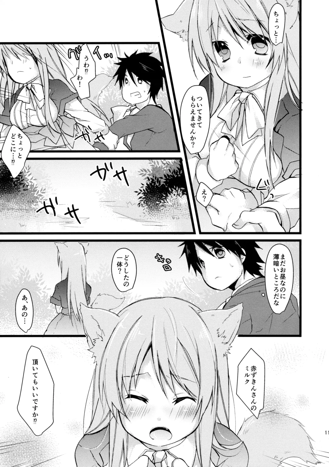 [Fumitsuki Sou] Onaka o Sukaseta Ookami-san Fhentai - Page 10