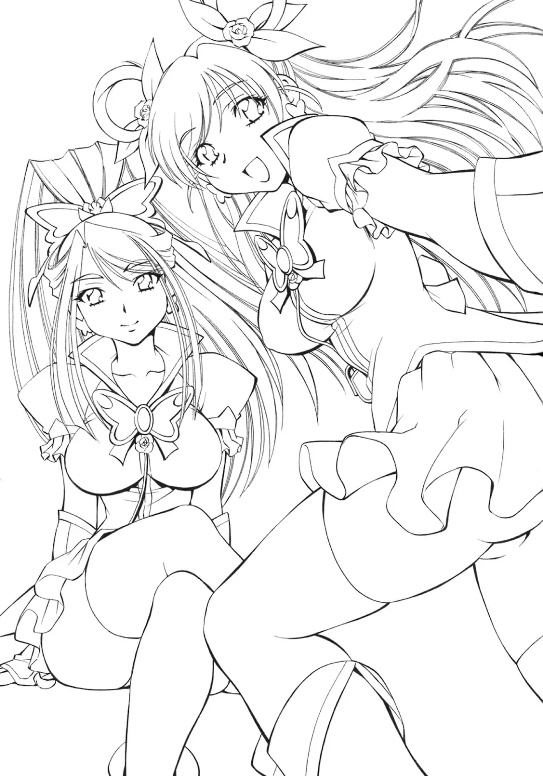 [Nagisa Minami] Cure Musume Karen & Nozomi Fhentai - Page 32