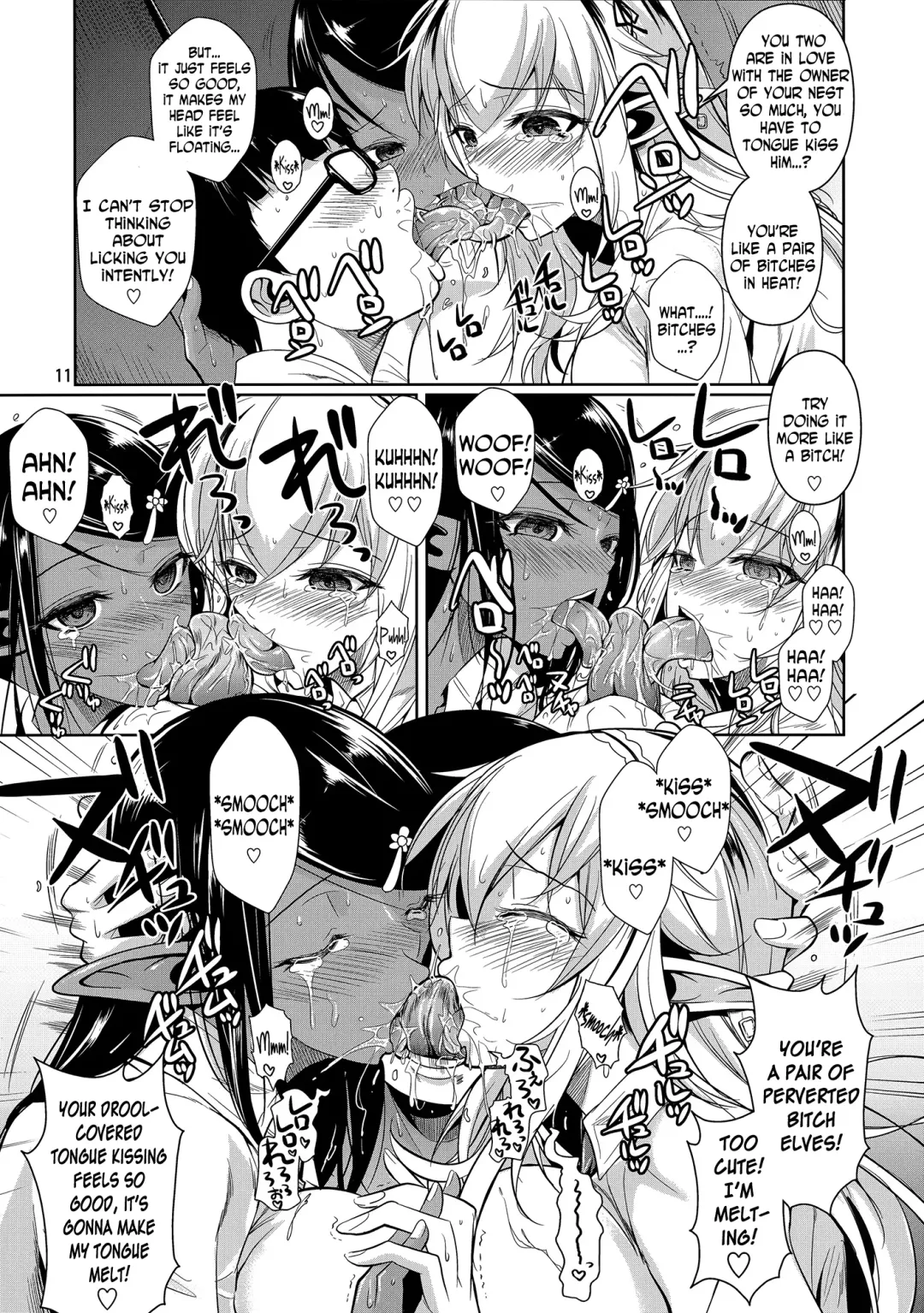 [Fuetakishi] High Elf x High School Shiro x Kuro Fhentai - Page 12