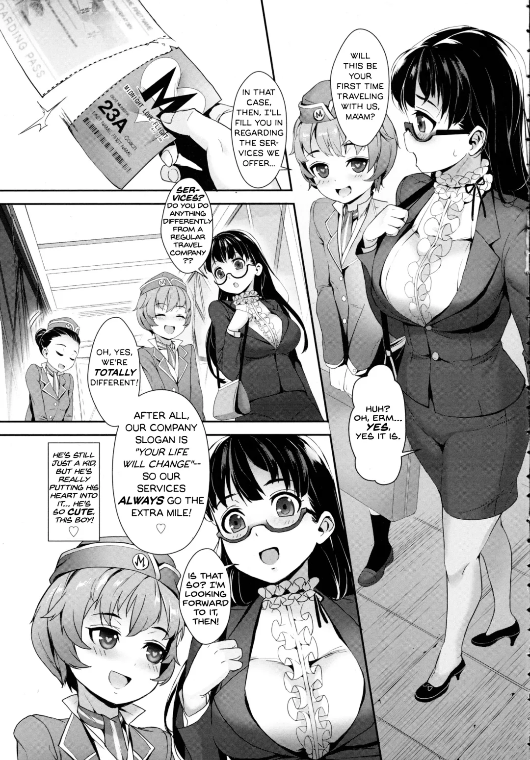 [Jairou] Midnight Love Flight ni Youkoso | Welcome to the Midnight Love Flight Fhentai - Page 3