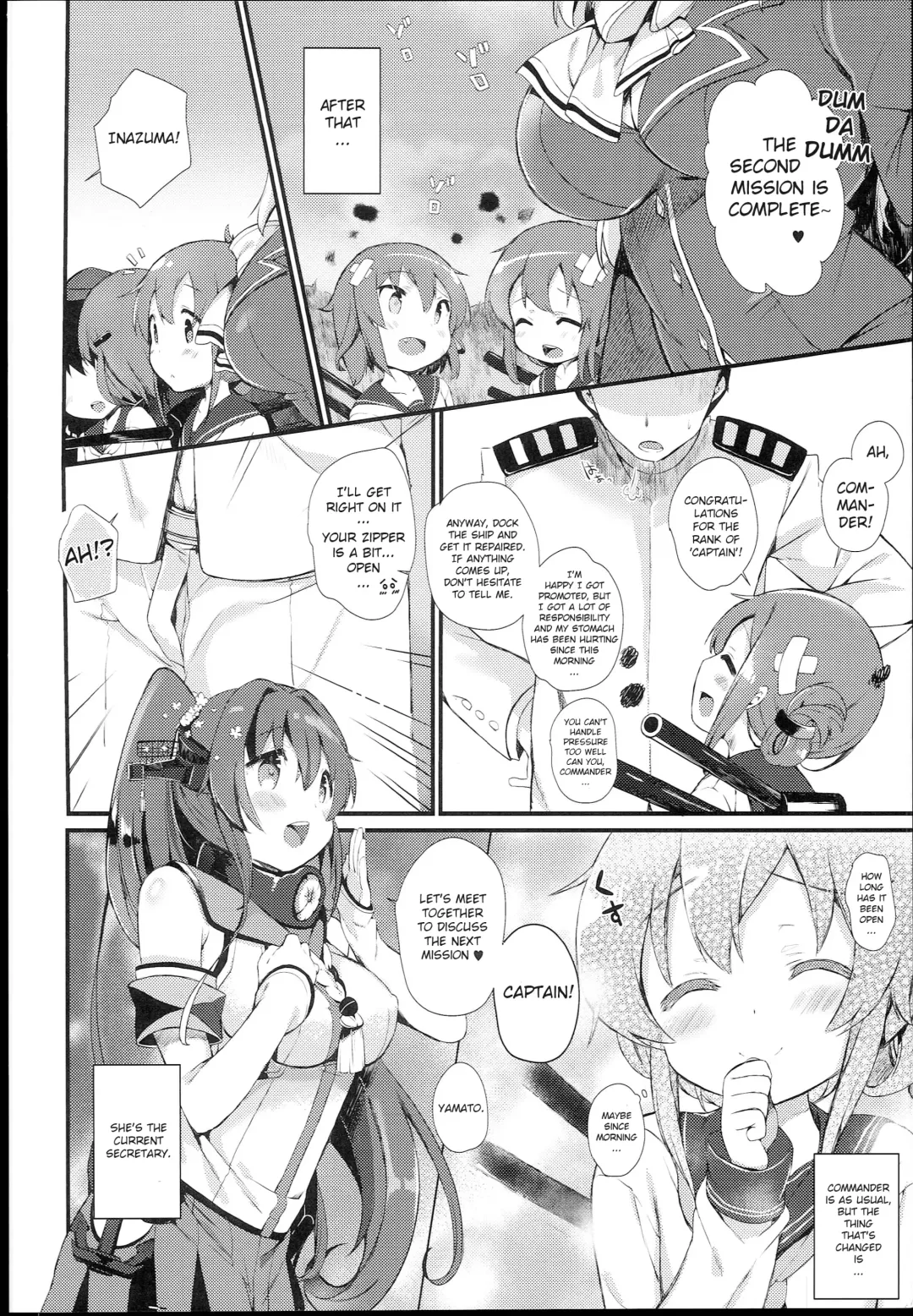 [Kibii Mocha] Inazuma wa Zutto Zutto Zutto Shireikan no Hishokan nano desu Fhentai - Page 6
