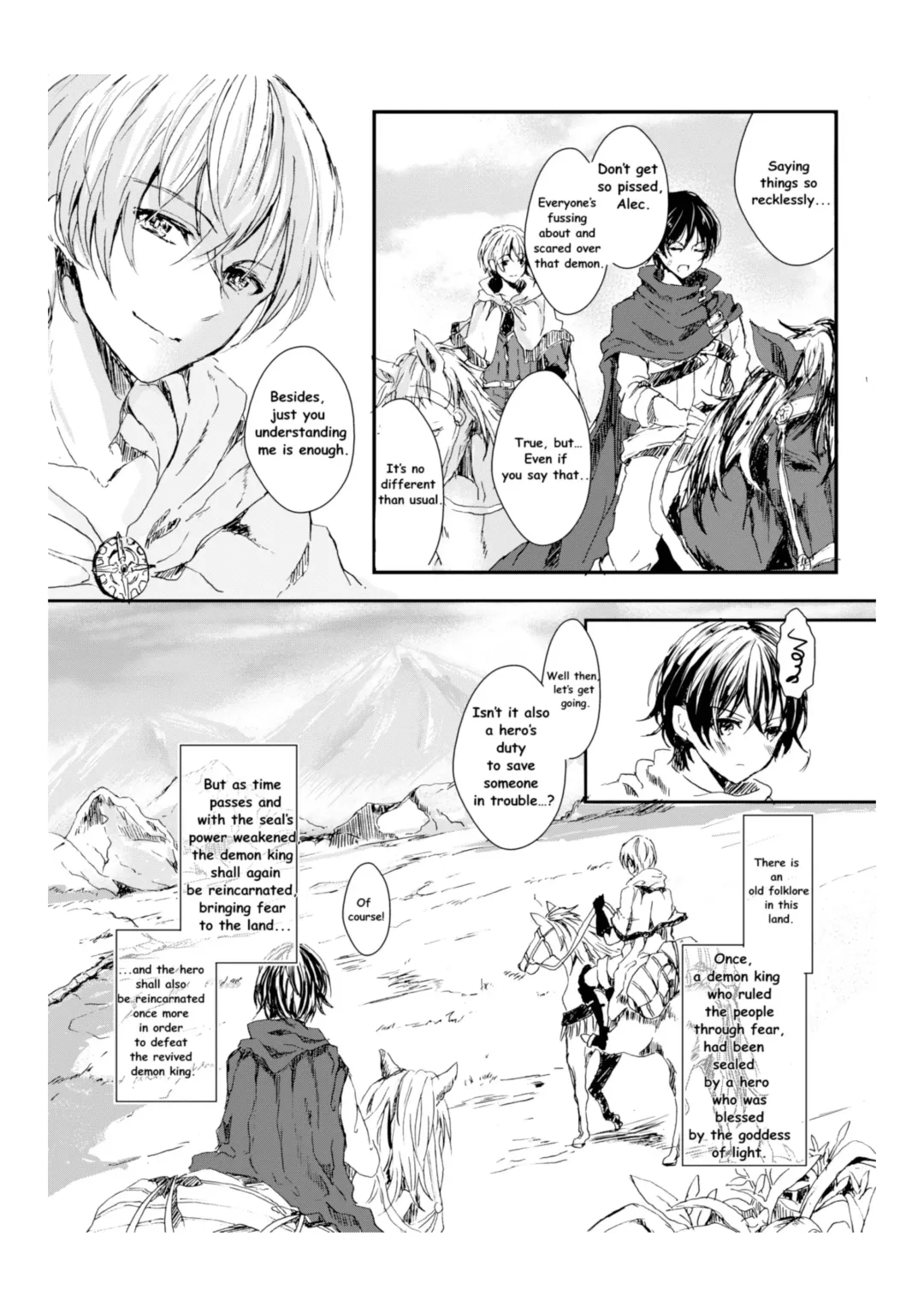 [Aji Pontarou] Waga Tsuma to Nare Yuusha yo | The Demon king and his bride Fhentai - Page 3