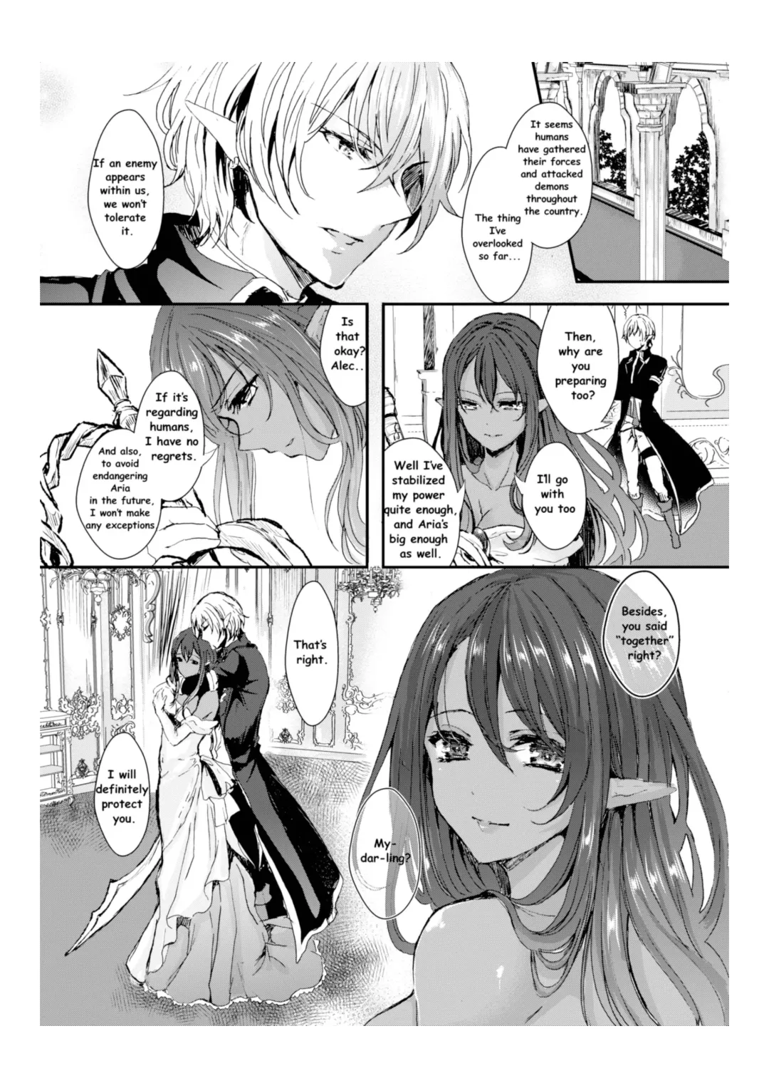 [Aji Pontarou] Waga Tsuma to Nare Yuusha yo | The Demon king and his bride Fhentai - Page 30
