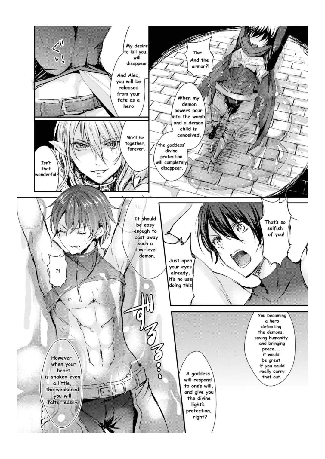 [Aji Pontarou] Waga Tsuma to Nare Yuusha yo | The Demon king and his bride Fhentai - Page 9