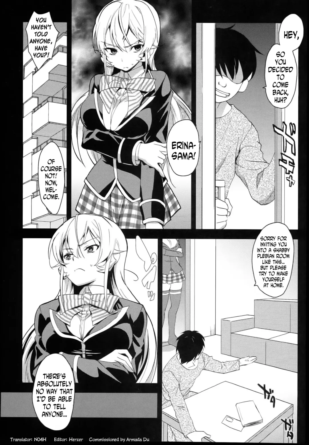 [Tachikawa Negoro] Ochibureta Joou to Niku | The Fallen Queen & Meat Fhentai - Page 5