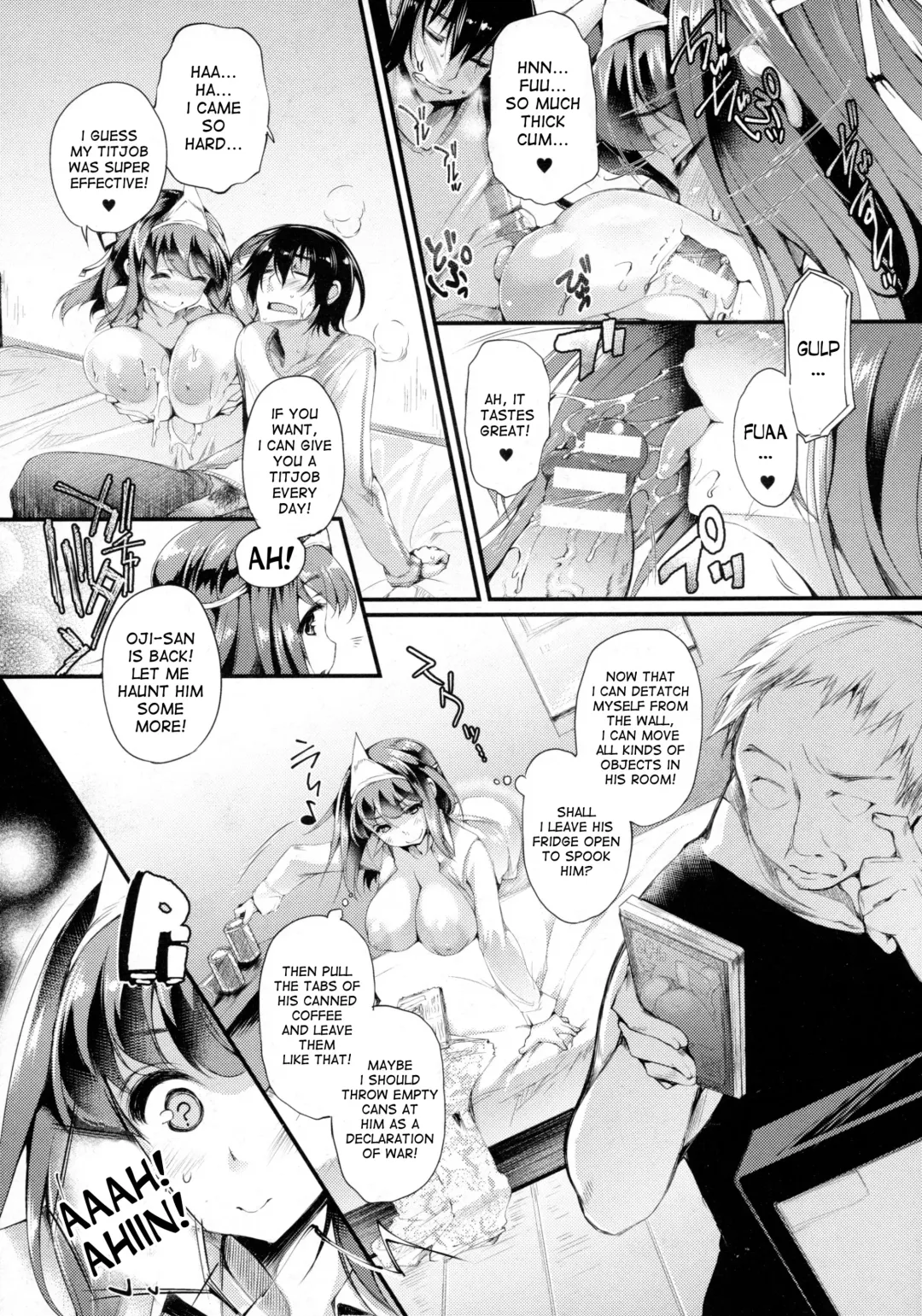 [Oohira Sunset] 202-Goushitsu no Yuurei-san | The Ghost in Room 202 Fhentai - Page 8