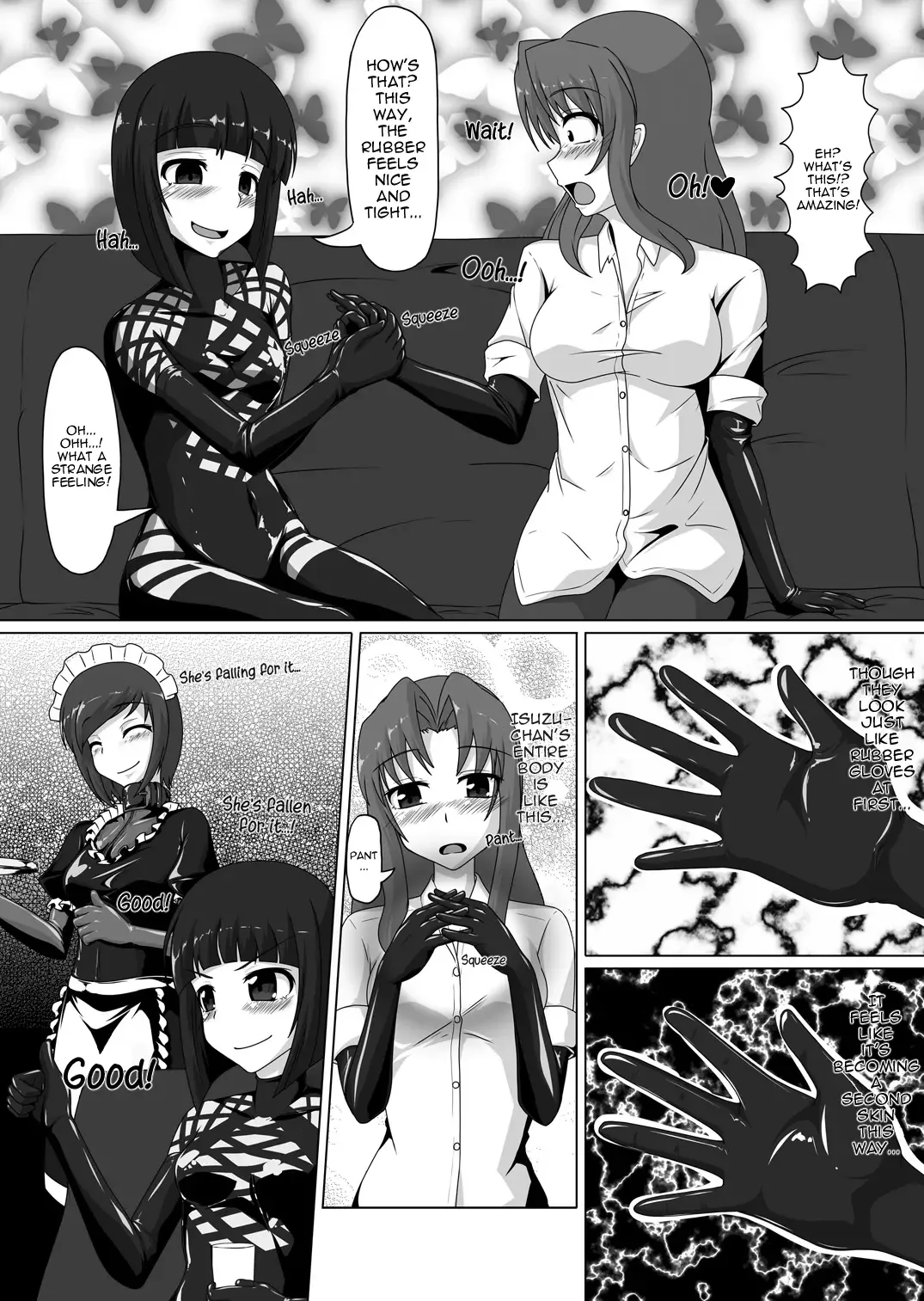 [Tamakko] Gom Feti! Rubber de Watashi o Tojikomete | Rubber Fetish! Encase Me with Rubber! ♪ Fhentai - Page 13