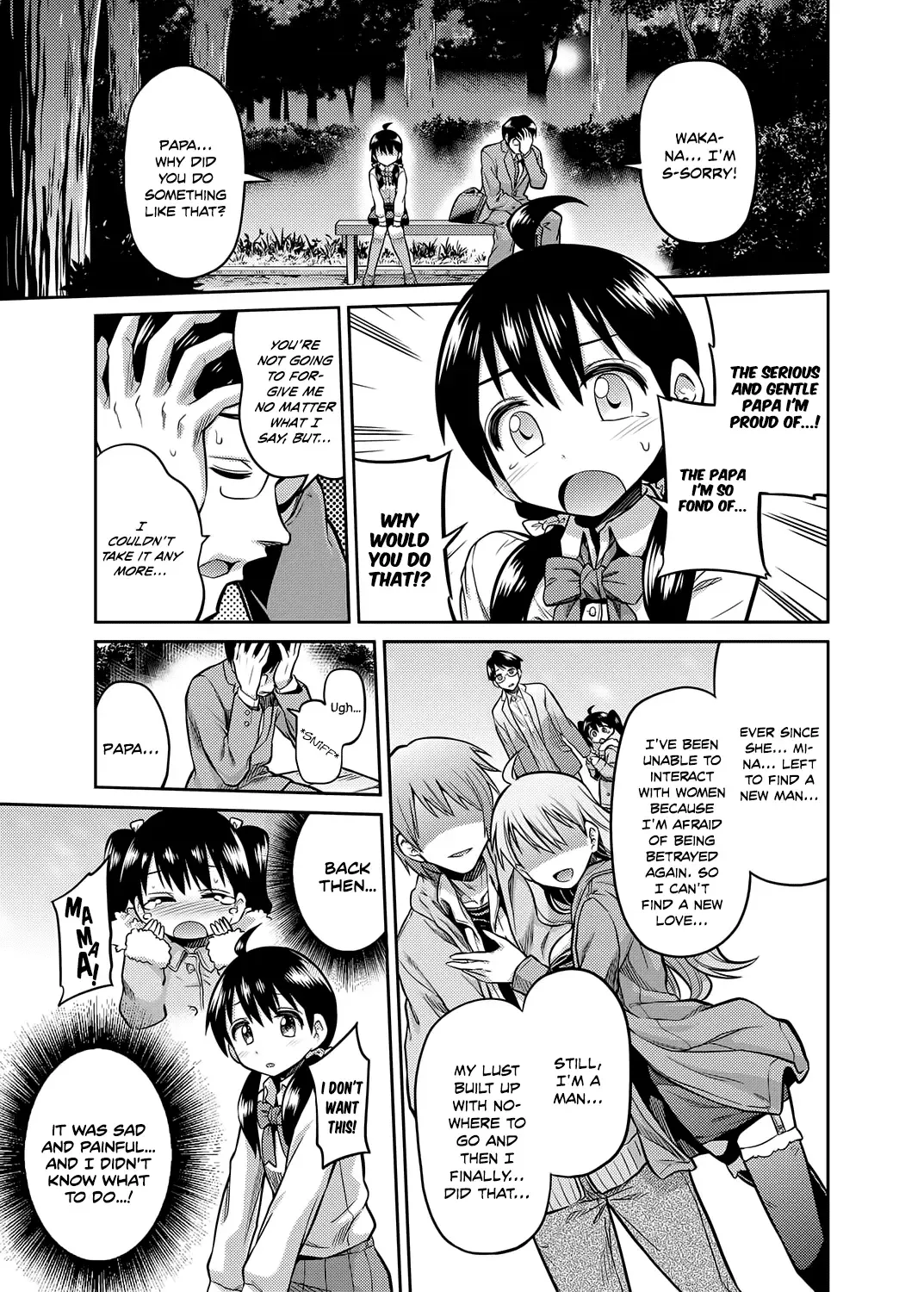 [Hinotsuki Neko] Kinshinsoukan no Yoru - Chichi to Musume ga Kouen de... | Night of Incest - Father and Daughter at a Park... Fhentai - Page 3