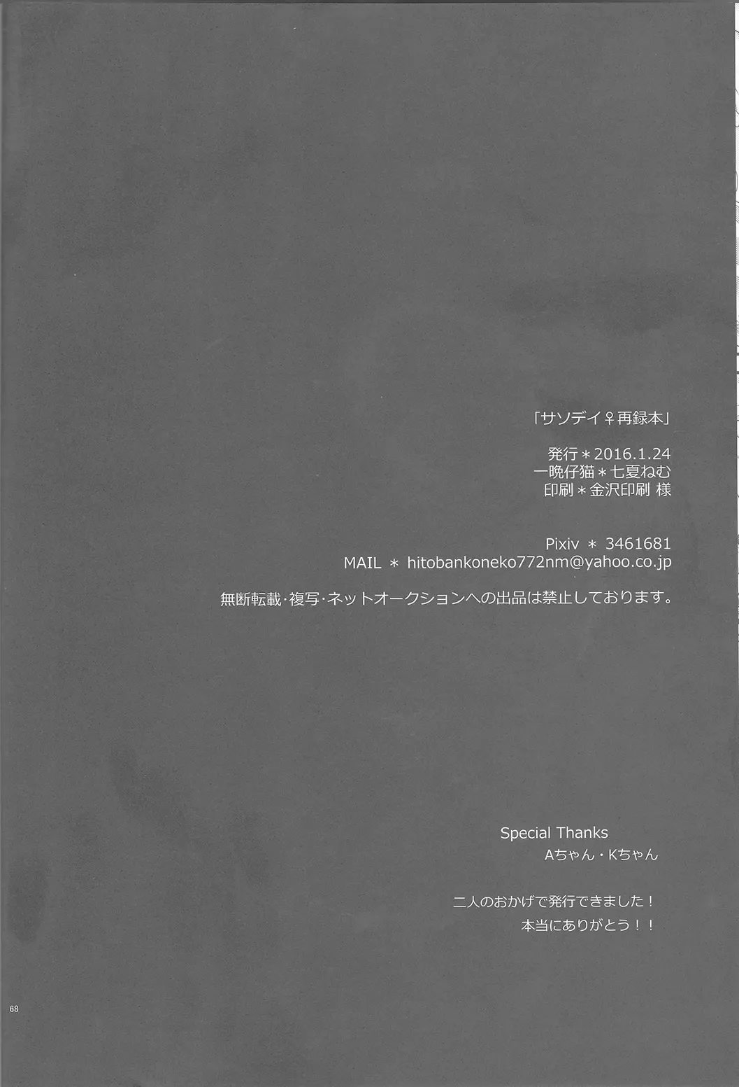 [Nanatsu Nemu] SasoDei ♀ Sairokubon Fhentai - Page 69