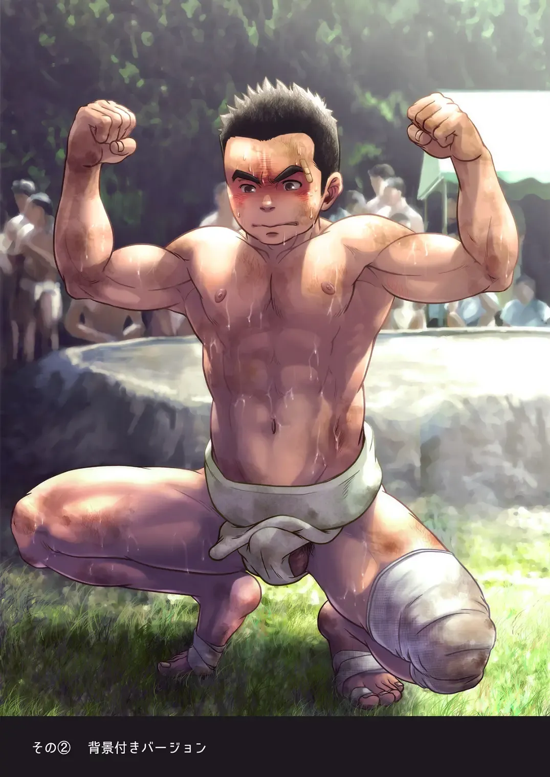 [Kenta] Chinpo Sumou Manga o Egakimashita. Fhentai - Page 27