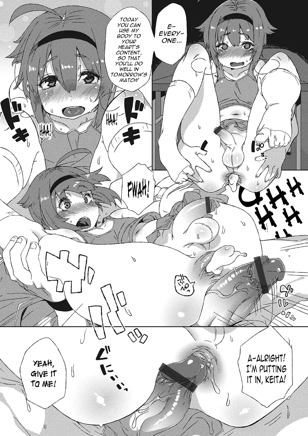 [Collagen] Ganbaru! Cheer Manager | The Hardworking Cheer Manager Fhentai - Page 7
