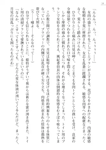 [Okashita Makoto - Takahama Tarou] Leotard Fuuki Iinchou Mikagura Tsukimi Gaiden Fhentai - Page 34