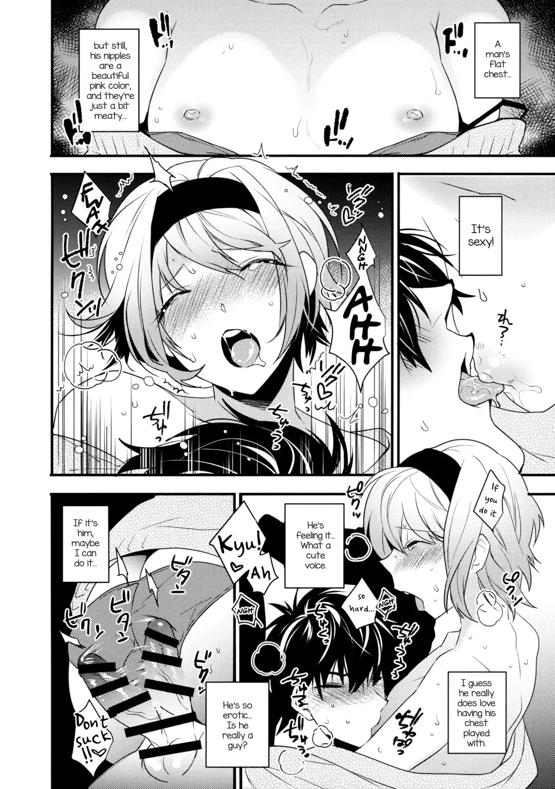 [Makuro] Yotta Ikioi de Hotel ni Tsurekomare Josou Shita Otoko ni Nazeka Ore ga Horareru Hanashi Fhentai - Page 11