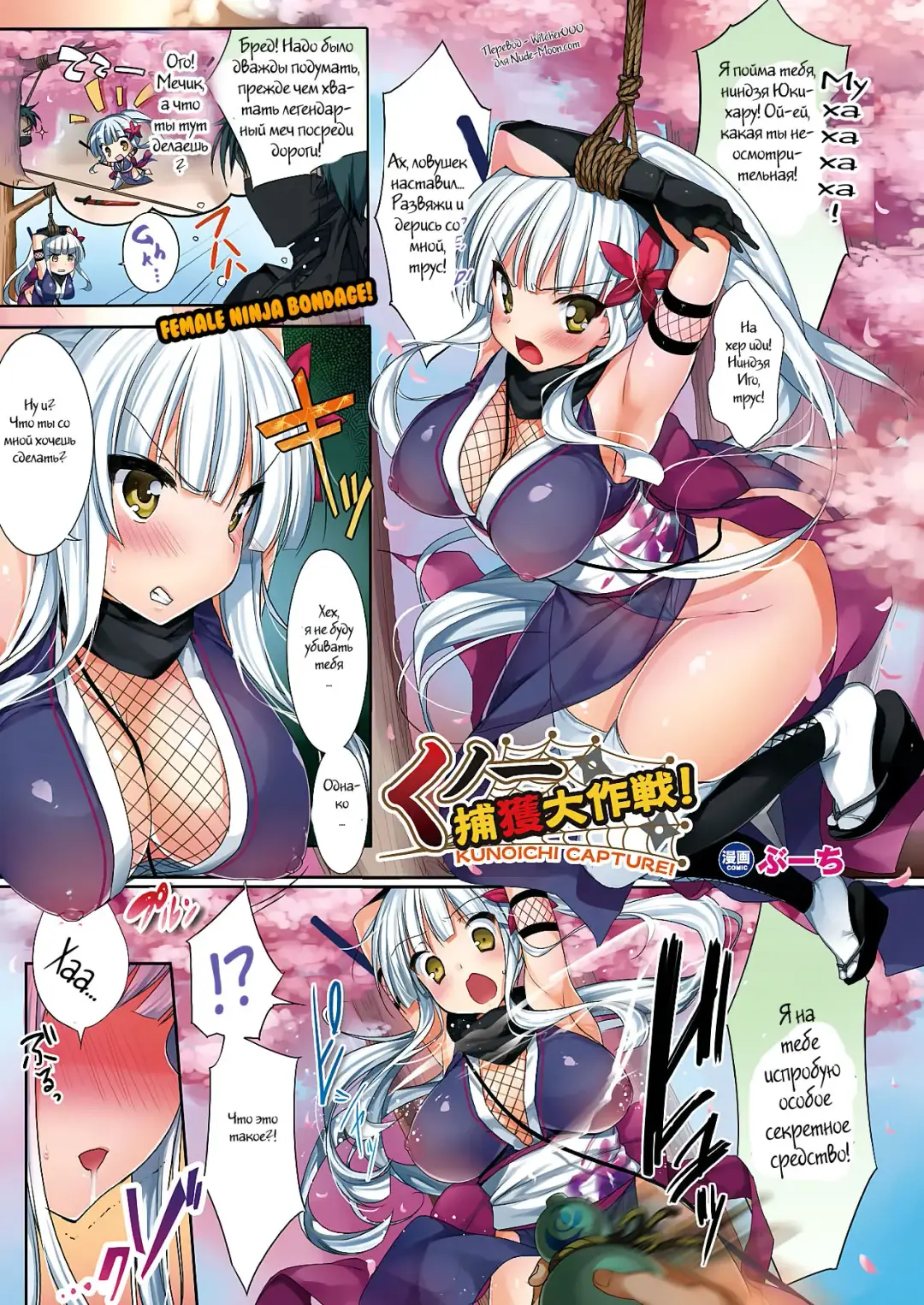 [Booch] Kunoichi Keikaku Daisakusen! Kunoichi Capture! | Поимка куноичи Fhentai - Page 1