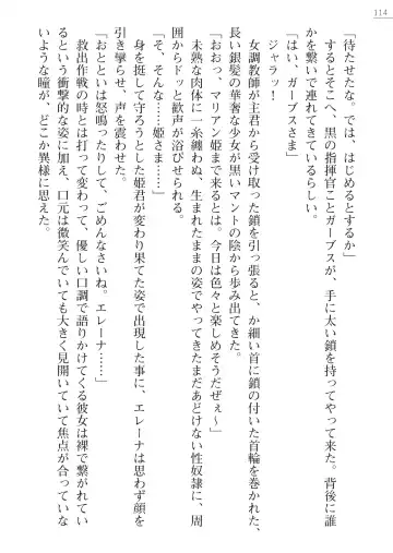 [Lutein - Yamamoto Saki] 性隷剣士エレーナ Fhentai - Page 114