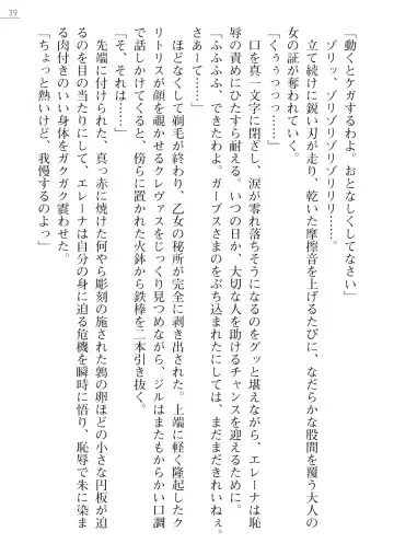 [Lutein - Yamamoto Saki] 性隷剣士エレーナ Fhentai - Page 39