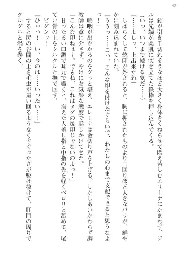 [Lutein - Yamamoto Saki] 性隷剣士エレーナ Fhentai - Page 42