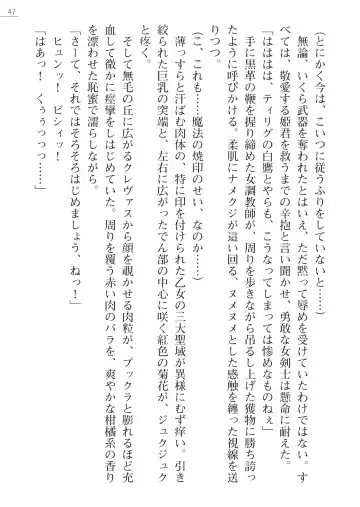 [Lutein - Yamamoto Saki] 性隷剣士エレーナ Fhentai - Page 47