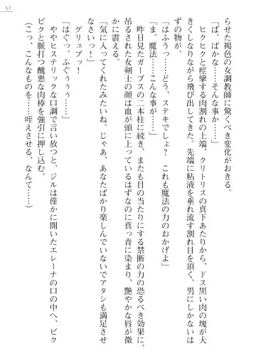 [Lutein - Yamamoto Saki] 性隷剣士エレーナ Fhentai - Page 57