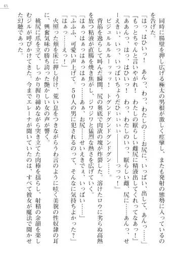 [Lutein - Yamamoto Saki] 性隷剣士エレーナ Fhentai - Page 65