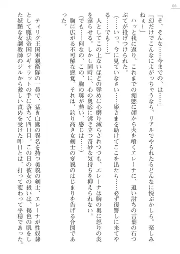 [Lutein - Yamamoto Saki] 性隷剣士エレーナ Fhentai - Page 66