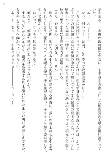 [Lutein - Yamamoto Saki] 性隷剣士エレーナ Fhentai - Page 77