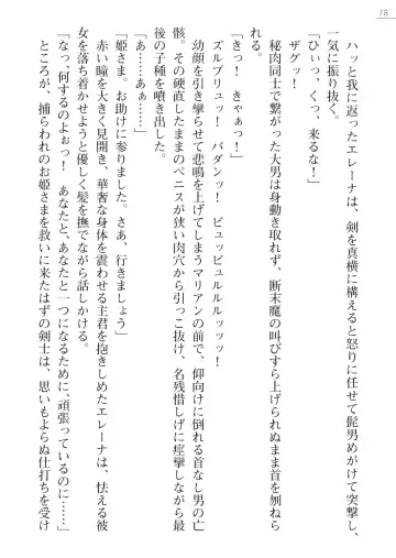 [Lutein - Yamamoto Saki] 性隷剣士エレーナ Fhentai - Page 78