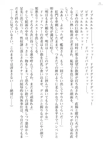 [Maineko Ruru - Yamamoto Saki] Seirei Kanchou Nanaly - Ingoku no Horyo Shuuyoujo Fhentai - Page 70