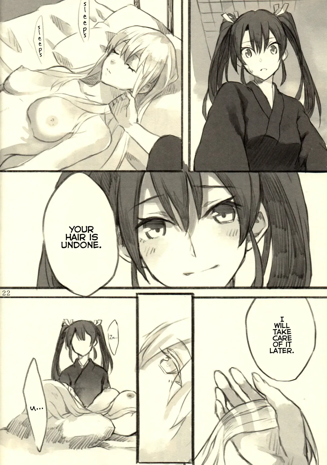 [Cosmic] Omutsu no Shoukaku-san ni Zuikaku-chan Muramura shichau Hon. | Zuikaku Gets Turned on by Shoukaku in Diapers. Fhentai - Page 21